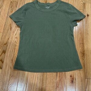 Old Navy Women's Olive Short Sleeve Tee